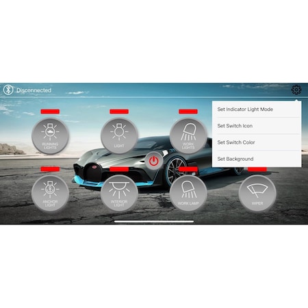 Bulldog Winch 8 Gang Switch Panel System- Bluetooth 20446